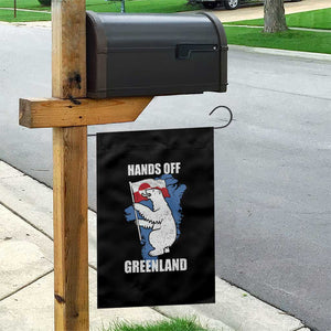 Hands Off Greenland Protest Garden Flag Support Greenland Bear Holding Flag TS11 Print Your Wear