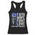Colon Cancer Awareness Racerback Tank Top Faith Hope Fight Love Sunflower USA Flag TS11 Black Print Your Wear
