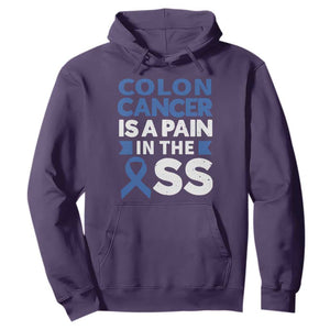 Colon Cancer Is A Pain In The Ass Hoodie Colorectal Cancer Awareness TS11 Purple Print Your Wear
