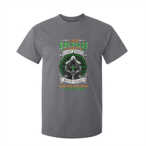 Irish Pride T Shirt For Kid I Am Irish I Don't Start Fights But You Can Bet Your Lucky Charms TS11 Charcoal Print Your Wear