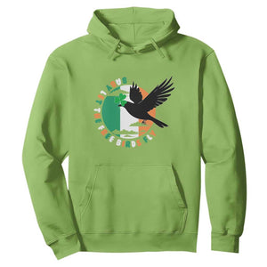Irish Pride Hoodie Baby Let The Free Birds Fly Ireland Flag Shamrock TS11 Lime Print Your Wear