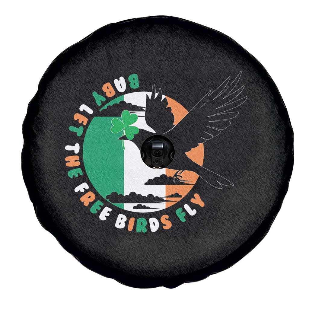 Irish Pride Spare Tire Cover Baby Let The Free Birds Fly Ireland Flag Shamrock TS11 Print Your Wear