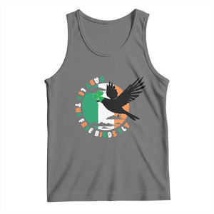 Irish Pride Tank Top Baby Let The Free Birds Fly Ireland Flag Shamrock TS11 Black Heather Print Your Wear