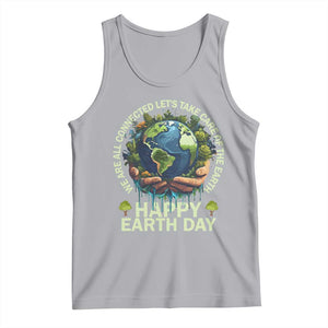 Happy Earth Day Tank Top We Are All Connected Let's Take Care Of The Earth TS11 Athletic Heather Print Your Wear