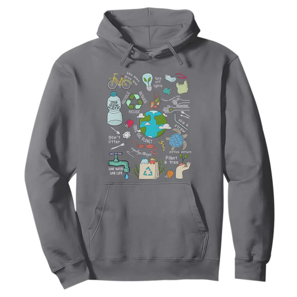 Earth Day Ecological sustainability Environment Protection Hoodie TS11 Charcoal Print Your Wear