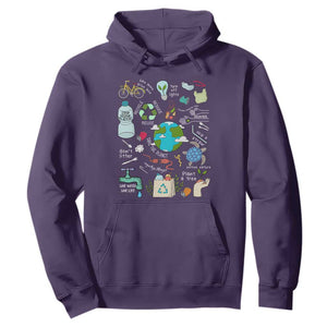 Earth Day Ecological sustainability Environment Protection Hoodie TS11 Purple Print Your Wear