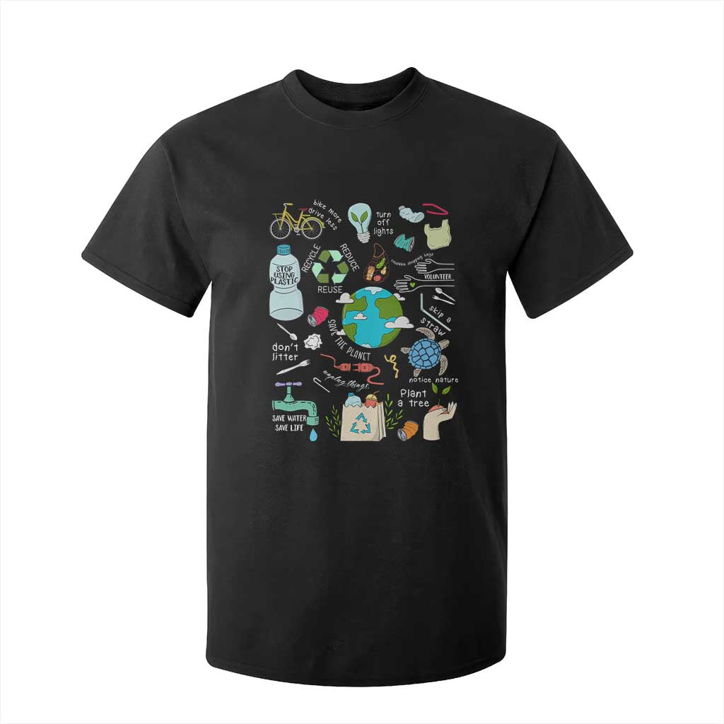Earth Day Ecological sustainability Environment Protection T Shirt For Kid TS11 Black Print Your Wear