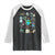 Earth Day Ecological sustainability Environment Protection Raglan Shirt TS11 Black White Print Your Wear