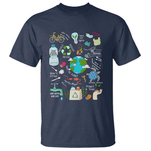 Earth Day Ecological sustainability Environment Protection T Shirt TS11 Navy Print Your Wear