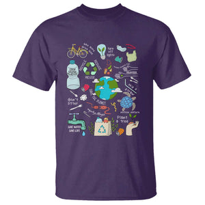 Earth Day Ecological sustainability Environment Protection T Shirt TS11 Purple Print Your Wear