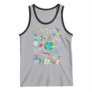Earth Day Ecological sustainability Environment Protection Tank Top TS11 Athletic Heather Black Print Your Wear