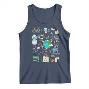 Earth Day Ecological sustainability Environment Protection Tank Top TS11 Navy Print Your Wear