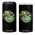 LOVE Mother Earth Day Save Our Planet Environment Green 4 in 1 Can Cooler Tumbler TS11 One Size: 16 oz Black Print Your Wear
