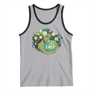 LOVE Mother Earth Day Save Our Planet Environment Green Tank Top TS11 Athletic Heather Black Print Your Wear