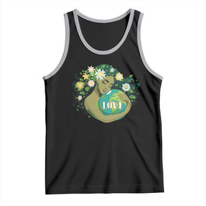 LOVE Mother Earth Day Save Our Planet Environment Green Tank Top TS11 Black Athletic Heather Print Your Wear