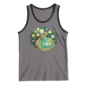 LOVE Mother Earth Day Save Our Planet Environment Green Tank Top TS11 Deep Heather Black Print Your Wear