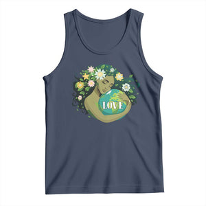 LOVE Mother Earth Day Save Our Planet Environment Green Tank Top TS11 Navy Print Your Wear