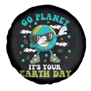 Funny Go Planet It's Your Earth Day Spare Tire Cover Dabbing Earth Flower TS11 Print Your Wear