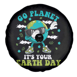 Funny Go Planet It's Your Earth Day Spare Tire Cover Dabbing Earth Flower TS11 Print Your Wear