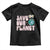 Earth Day Save Our Planet Toddler T Shirt Cute Retro Groove Flower TS11 Black Print Your Wear