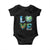 LOVE Planet Nature Anniversary Earth Day Baby Onesie TS11 Black Print Your Wear