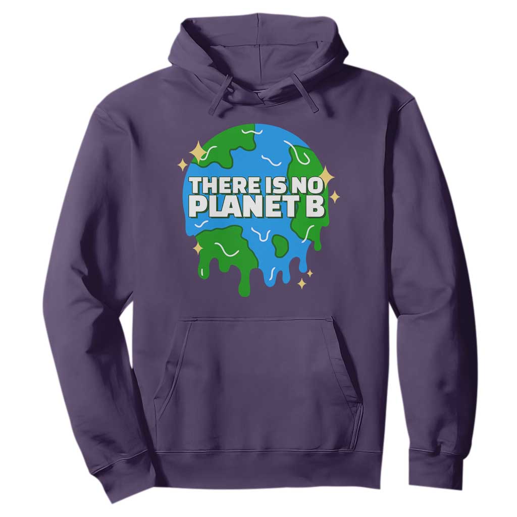 Funny Earth Day There Is No Planet B Hoodie TS11 Purple Print Your Wear