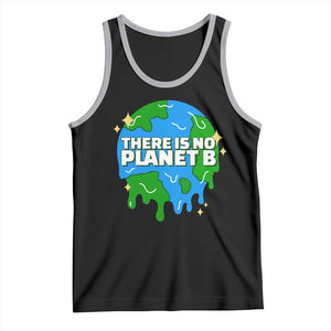 Funny Earth Day There Is No Planet B Tank Top TS11 Black Athletic Heather Print Your Wear
