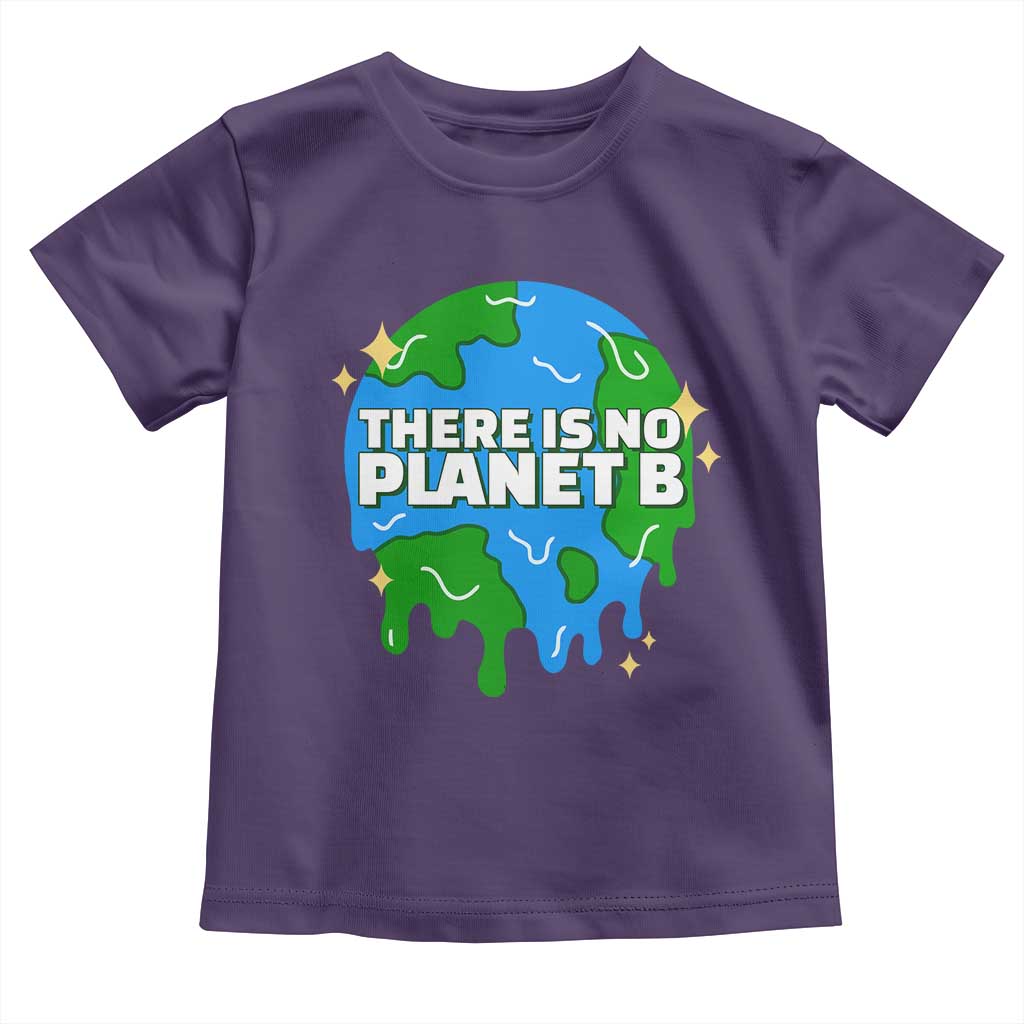 Funny Earth Day There Is No Planet B Toddler T Shirt TS11 Purple Print Your Wear