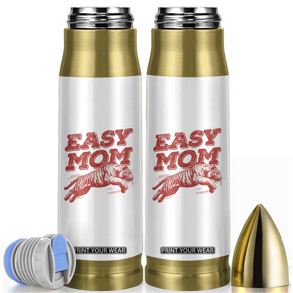 Easy Tiger Mom Bullet Tumbler Vintage Boho Distressed Aesthetic Mother's Day Gifts TS11 White Print Your Wear
