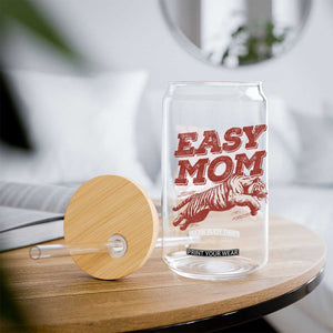 Easy Tiger Mom Glass Can Vintage Boho Distressed Aesthetic Mother's Day Gifts TS11 Print Your Wear