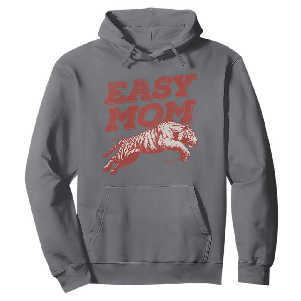Easy Tiger Mom Hoodie Vintage Boho Distressed Aesthetic Mother's Day Gifts TS11 Charcoal Print Your Wear