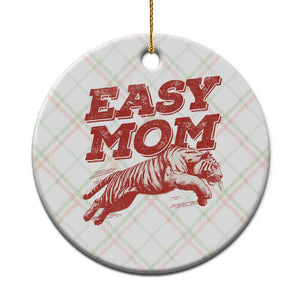 Easy Tiger Mom Ceramic Ornament Vintage Boho Distressed Aesthetic Mother's Day Gifts TS11 1pc Christmas Plaid Print Your Wear