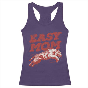 Easy Tiger Mom Racerback Tank Top Vintage Boho Distressed Aesthetic Mother's Day Gifts TS11 Purple Print Your Wear
