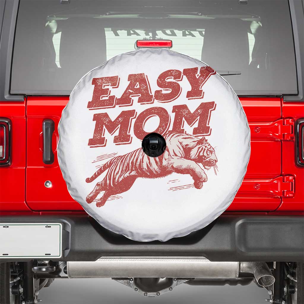 Easy Tiger Mom Spare Tire Cover Vintage Boho Distressed Aesthetic Mother's Day Gifts TS11 White Print Your Wear