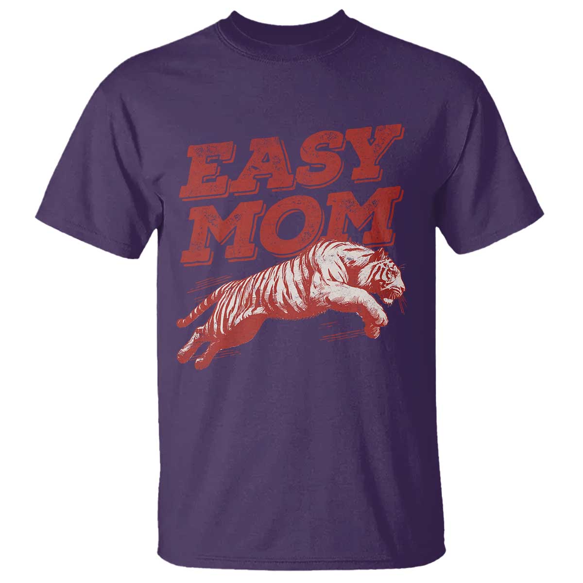Easy Tiger Mom T Shirt Vintage Boho Distressed Aesthetic Mother's Day Gifts TS11 Purple Print Your Wear