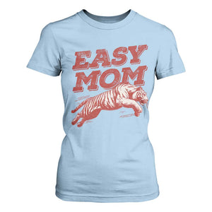Easy Tiger Mom T Shirt For Women Vintage Boho Distressed Aesthetic Mother's Day Gifts TS11 Light Blue Print Your Wear