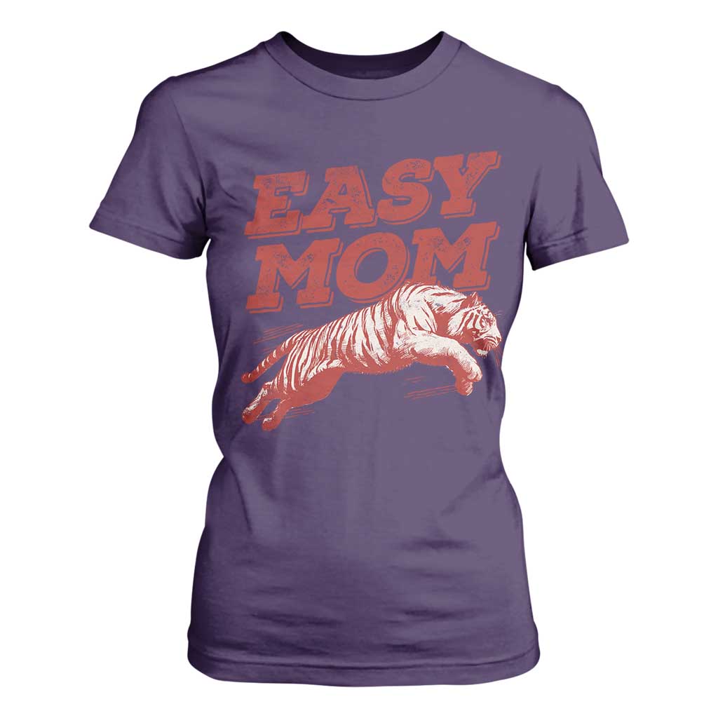 Easy Tiger Mom T Shirt For Women Vintage Boho Distressed Aesthetic Mother's Day Gifts TS11 Purple Print Your Wear
