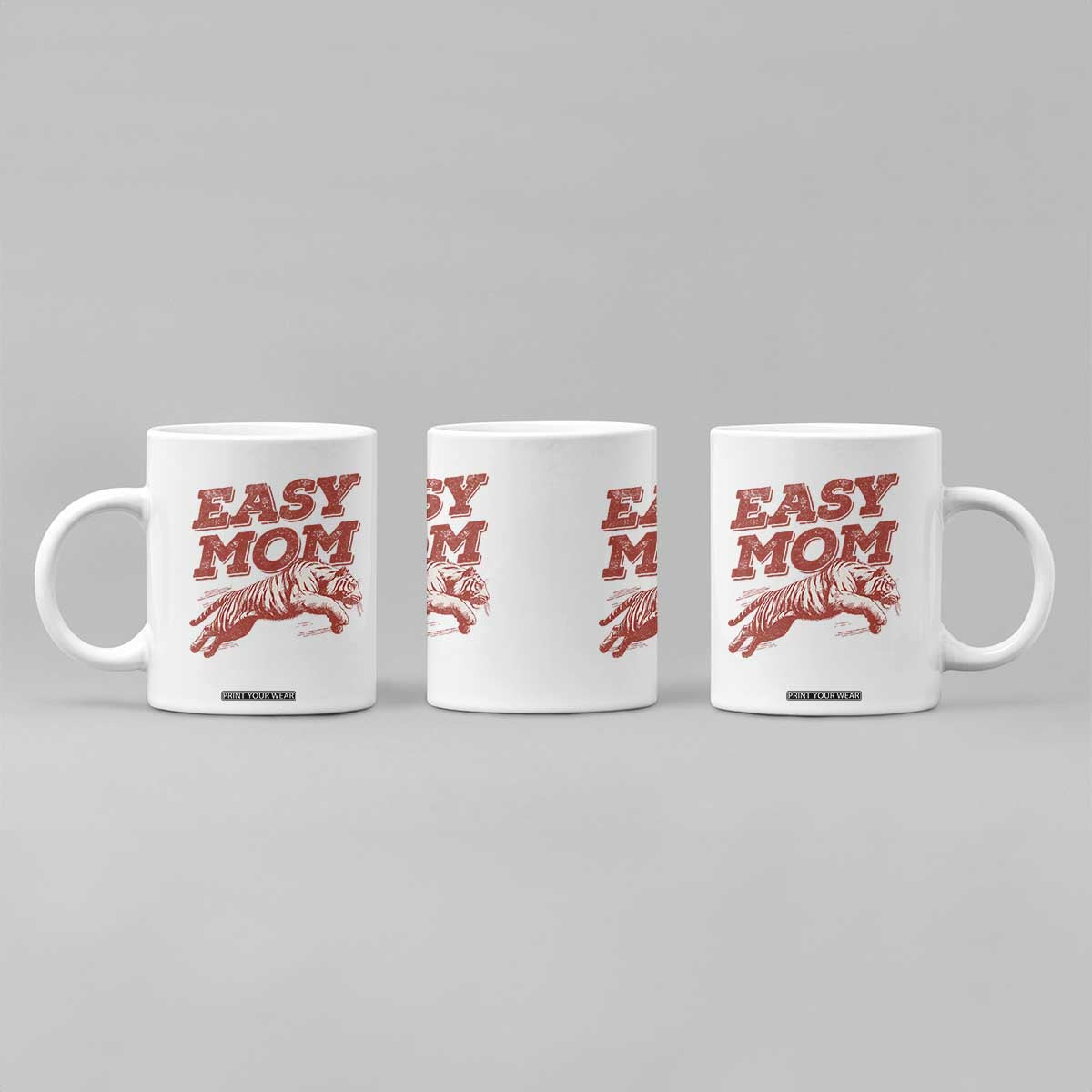 Easy Tiger Mom Coffee Mug Vintage Boho Distressed Aesthetic Mother's Day Gifts TS11 Print Your Wear
