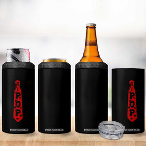 Pop Tie Star Dad Music Lover Fathers Day 4 in 1 Can Cooler Tumbler TS11 Print Your Wear