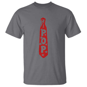 Pop Tie Star Dad Music Lover Fathers Day T Shirt TS11 Charcoal Print Your Wear