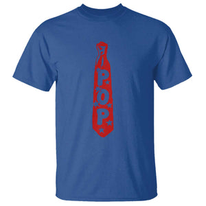 Pop Tie Star Dad Music Lover Fathers Day T Shirt TS11 Royal Blue Print Your Wear