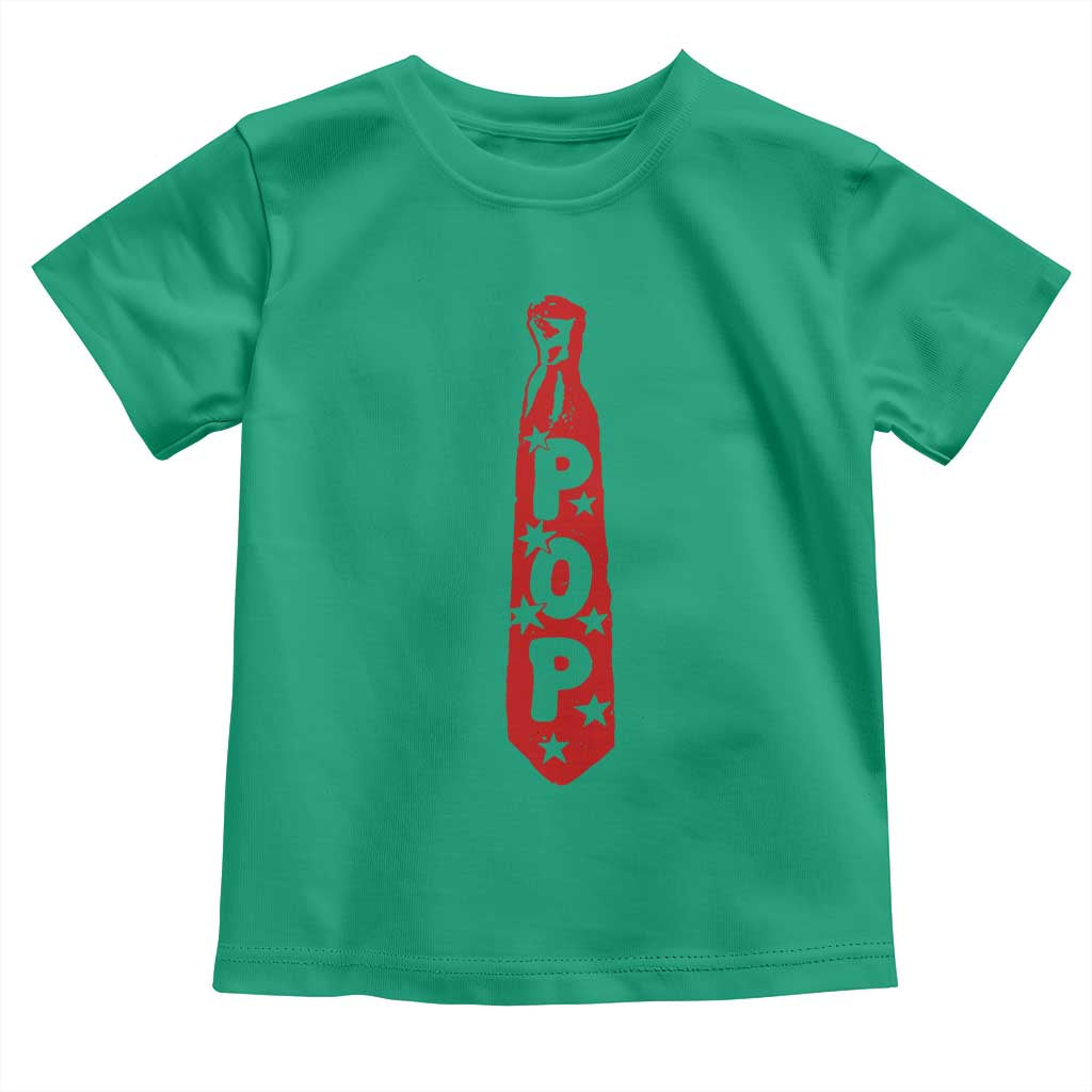 Pop Tie Star Dad Music Lover Fathers Day Toddler T Shirt TS11 Irish Green Print Your Wear