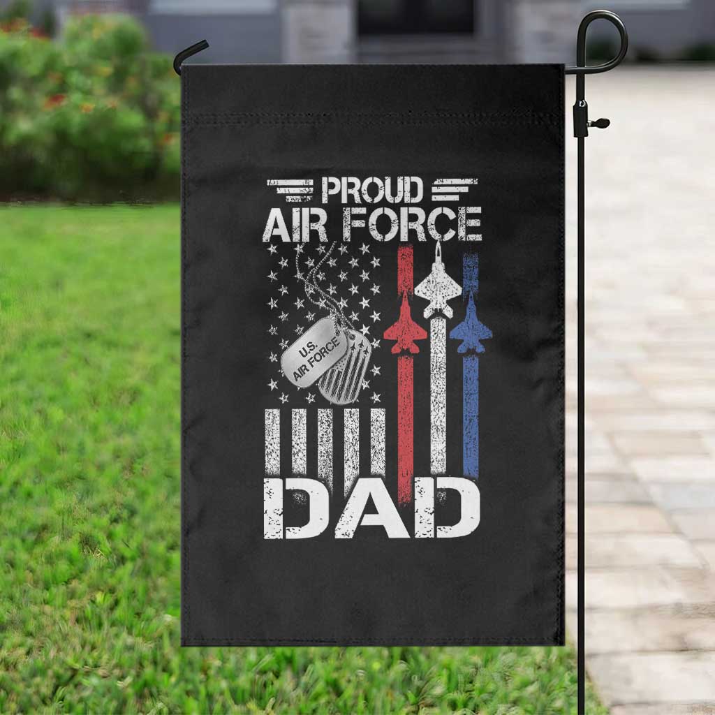 Proud Air Force Dad Garden Flag Military Army Father Vintage American Flag TS11 Print Your Wear