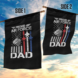 Proud Air Force Dad Garden Flag Military Army Father Vintage American Flag TS11 Print Your Wear