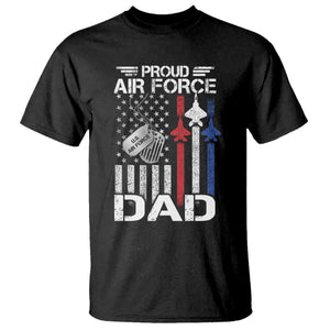 Proud Air Force Dad T Shirt Military Army Father Vintage American Flag TS11 Black Print Your Wear