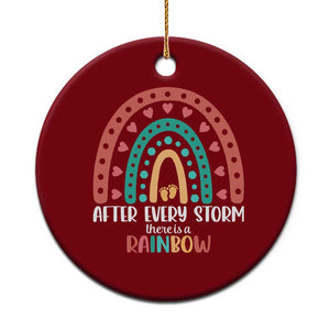 After Every Storm There Is A Rainbow Ceramic Ornament Pregnancy Announcement TS11 1pc Red Print Your Wear