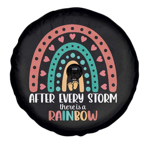 After Every Storm There Is A Rainbow Spare Tire Cover Pregnancy Announcement TS11 Print Your Wear