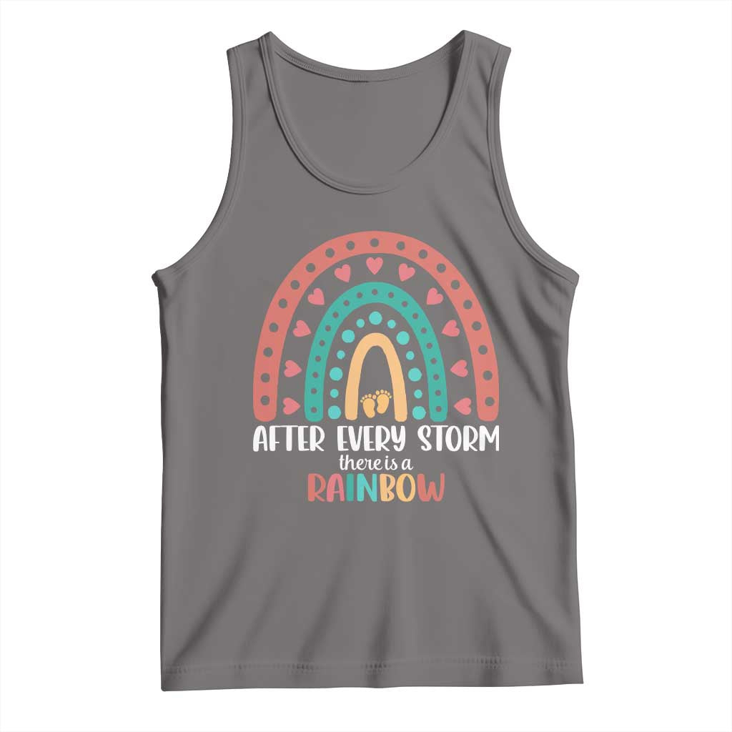 After Every Storm There Is A Rainbow Tank Top Pregnancy Announcement TS11 Deep Heather Print Your Wear