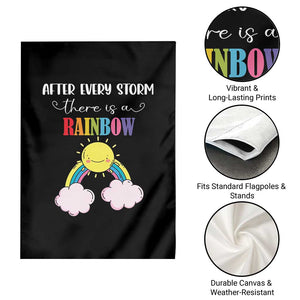 After Every Storm There Is A Rainbow Garden Flag Sentimental Pregnancy Announcement TS11 Print Your Wear
