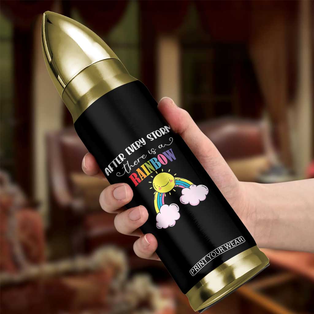After Every Storm There Is A Rainbow Bullet Tumbler Sentimental Pregnancy Announcement TS11 Print Your Wear